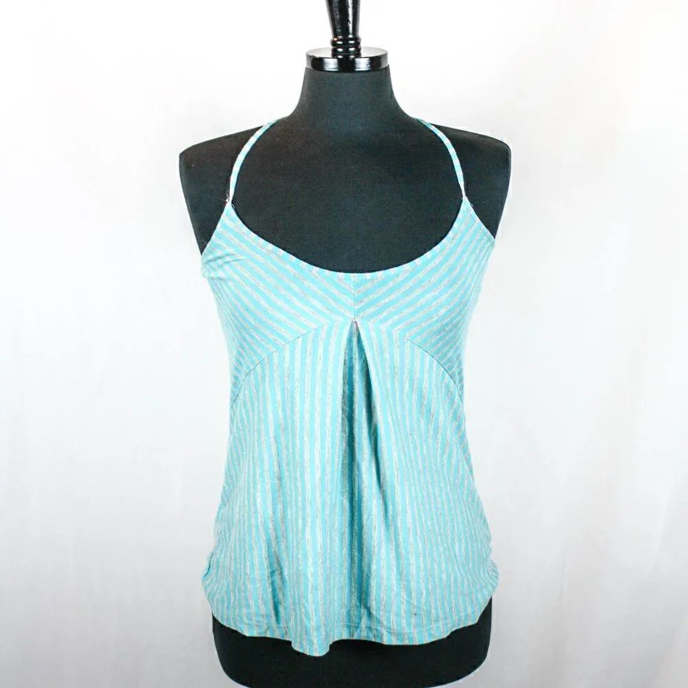 Aeropostale Striped Racer Back Tank Top Te…